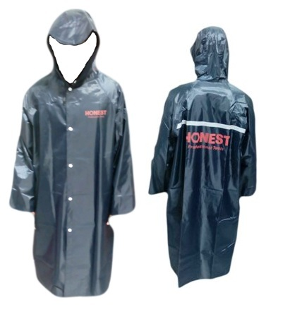 MANTEAU DE PLUIE PVC SOUPLE BLEU M HONEST REF DMK20103-M ( MANTEAU DE PLUIE )