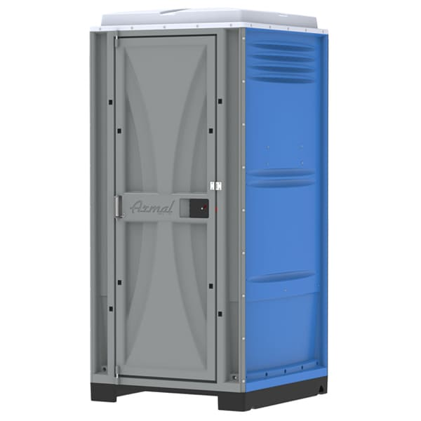 TOILETTE PORTABLE CUBE BLEU FONCE 106 X 106 X 233CM – CAPACITE DU RESERVOIR 210 LITRES